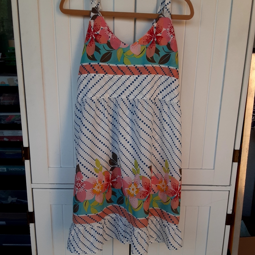 Singara BT Cotton Summer Tank Dress, Size L